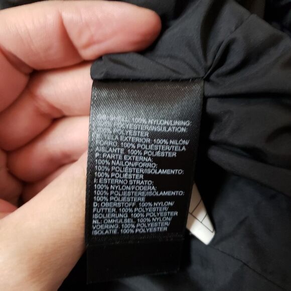 The North Face "Ruka" Long Jacket PrimaLoft size Medium - black quilted puffer - Picture 7 of 13